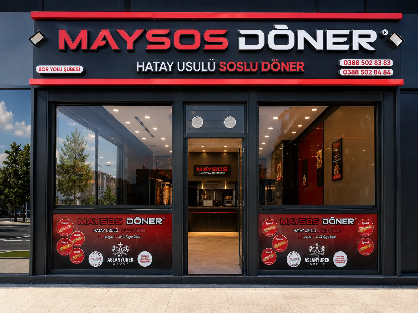 Maysos Döner Niğde Bor Yolu Şubesi şube görünümü