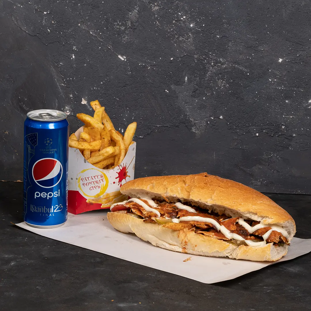 Ekmek Arası Tavuk, Cips & Pepsi
