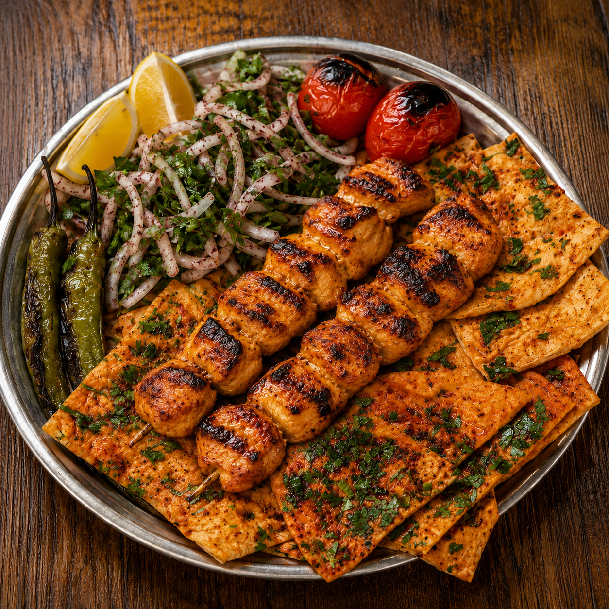 Tavuk Kebap Servis