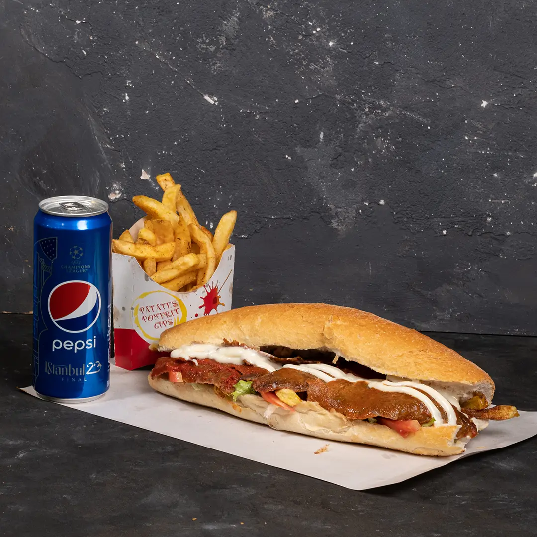 Ekmek Arası Et, Cips & Pepsi